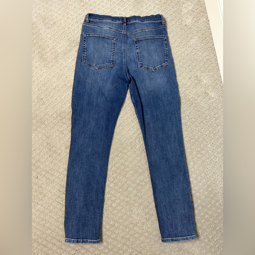 Sz 30 Reformation High Rise Skinny Destin Wash medium wash stretch